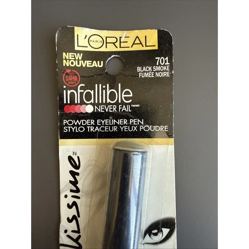 Loreal Infallible Smokissime Powder Eyeliner Pen #701 Black Smoke (New/Sealed)